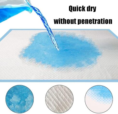 ZJYXJK 60 Count Dog Pee Pads Extra Large,36"x36"Pee Pads for Dogs Absorbent & Leak-Proof,Disposable Pet Training and Puppy Pads for Cats Dogs Rabbit in Kuwait