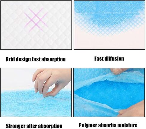 ZJYXJK 60 Count Dog Pee Pads Extra Large,36"x36"Pee Pads for Dogs Absorbent & Leak-Proof,Disposable Pet Training and Puppy Pads for Cats Dogs Rabbit in Kuwait