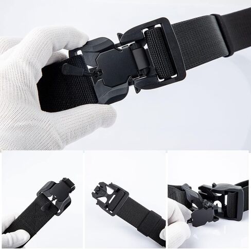 Weafonty Men's Magnetic Buckle Quick Release Belts Military Tactical Nylon Men's Waist Belt in Kuwait