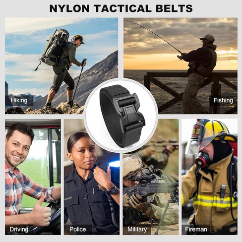 حزام تكتيكي للرجال من BELTROAD أحزمة عمل شبكية من النايلون للرجال حزام عسكري للمشي لمسافات طويلة مع مشبك عالي التحمل سريع التحرير in Kuwait