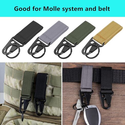 Byupin 4 قطعة حزام تكتيكي شديد التحمل سريع الإصدار EDC حزام 1.5 بوصة حزام بندقية نايلون in Kuwait