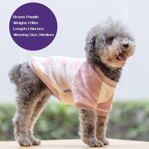 cyeollo Dog Sweater Buffalo Plaid Dog Flannel Winter Sweatshirt Coats Pink Dog Clothes for Small Dogs Size XL in Saudi Arabia