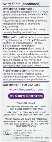 Nauzene Kids Upset Stomach & Nausea Relief Liquid, Grape, 4 Ounce by Nauzene in Kuwait