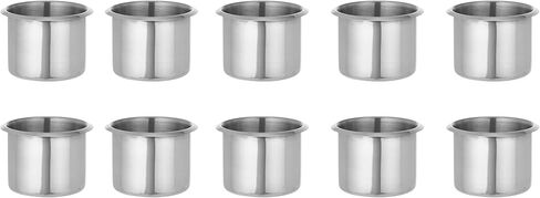 Lot of 10 Brass Drop In Cup Holders Standard Size by Brybelly in Saudi Arabia