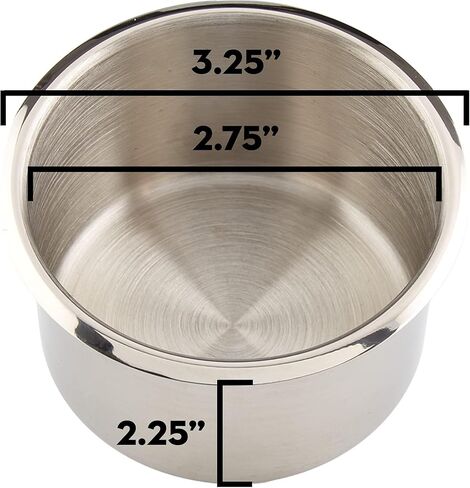 Lot of 10 Brass Drop In Cup Holders Standard Size by Brybelly in Saudi Arabia