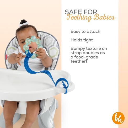 BooginHead SippiGrip Food-Grade Silicone Baby Bottle Holder & Sippy Cup Strap, 2-Pack Blue & Teal in Kuwait