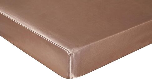 2 Pack Satin Crib Sheets for Baby Hair Soft and Silky Fitted Crib Sheets Neutral Colors for Standard Size Crib and Toddler Mattress Gender Neutral Crib Sheets in Kuwait