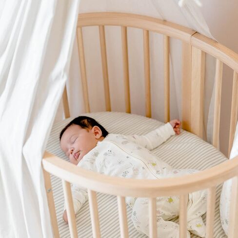 Stokke Sleepi Canopy by Pehr، رمادي - مظلة سرير حالمة لسرير الأطفال Sleepi Mini & Crib/Bed - متوفرة بألوان عديدة - Oeko-Tex Standard 100 in Kuwait