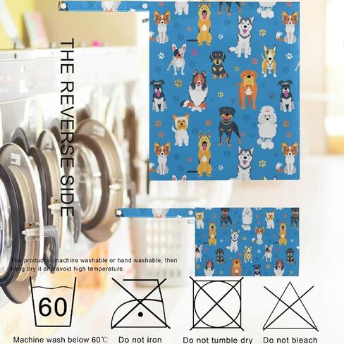 visesunny Colorful Bulldog Animal 2Pcs Wet Bag with Zippered Pockets Washable Reusable Roomy Diaper Bag for Travel,Beach,Daycare,Stroller,Diapers,Dirty Gym Clothes,Wet Swimsuits,Toiletries in Kuwait