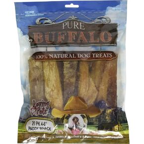 Loving Pets Pure Buffalo 6-Inch Braided Bully Stick Dog Treat, 3-Pack in Kuwait