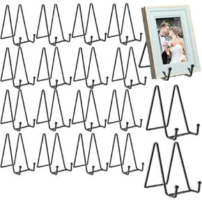 12 Pack 6"Plate Stands for Display,Metal Plate Holders Display Stands Can Be Used for Picture Stands,Book Stands for Display,Plate Display Stands,Easel,Photo Frame Stands,Plaque Stands,Desktop Stand. in Saudi Arabia