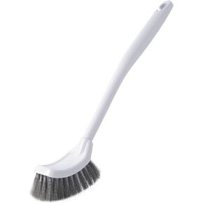 COMSUN Aquarium Algae Scraper Long Handle Suspendable Nylon Tank Brush for Glass Fish Tanks or Home Kitchen Bathrooms,14.6inches White in Kuwait