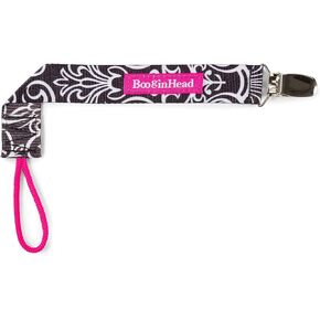 BooginHead Baby Newborn PaciGrip Pacifier Clip, Chevron Gray (Pack of 2)
