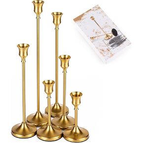 حامل شموع، حوامل شموع للشموع المدببة، حوامل الشموع، حوامل شموع دائرية ذهبية للشموع، حامل طويل لعصيّ الشمع، حامل شموع، تم ترقيتها حتى أطول وأثقل مجاناً in Kuwait