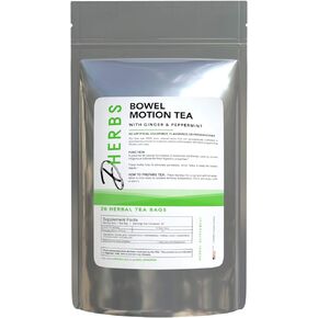 Dherbs Herbal Bowel Motion Tea with Ginger, Peppermint, and Chamomile (20 Bags) in Saudi Arabia