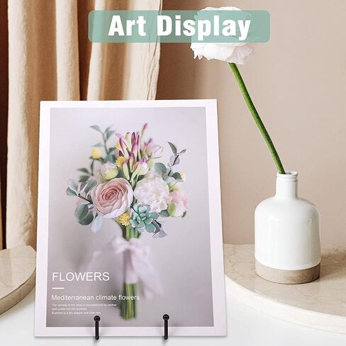 12 Pack 6"Plate Stands for Display,Metal Plate Holders Display Stands Can Be Used for Picture Stands,Book Stands for Display,Plate Display Stands,Easel,Photo Frame Stands,Plaque Stands,Desktop Stand. in Kuwait