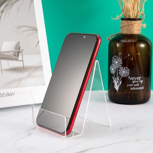 6 Pack Display Stand with Ledge, Acrylic Book Display Stand Tablet Holder Easel Holder for Displaying Pictures, Books, Albums, Music Sheets, Notebooks, Artworks, Cds, Small in Kuwait