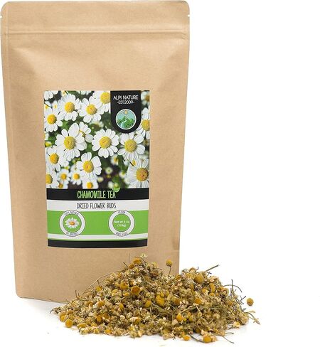 Chamomile Infusion (8oz), Chamomile Loose Tea, Chamomile Flowers, Gently Dried, 100% Pure and Natural in Saudi Arabia