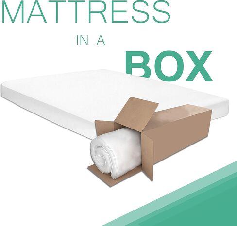 Mattress Solution, 3-Inch Standard Foam Watrerproof Vinyl Coating Crib Mattress With White Microfiber Woven Fabric 24" x 38" x 3" in Saudi Arabia