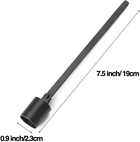 YESON Gold Candle Snuffer الفولاذ المقاوم للصدأ المصقول طفاية الشموع لإطفاء الفتيل بأمان in Kuwait