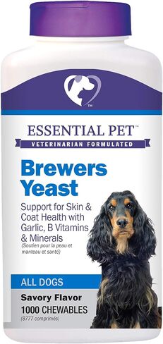 Brewers yeast Chewable Tablets with Garlic, B Vitamins & Minerals for Dogs in Kuwait