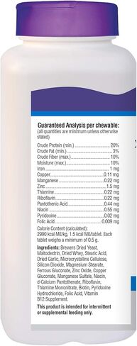 Brewers yeast Chewable Tablets with Garlic, B Vitamins & Minerals for Dogs in Kuwait