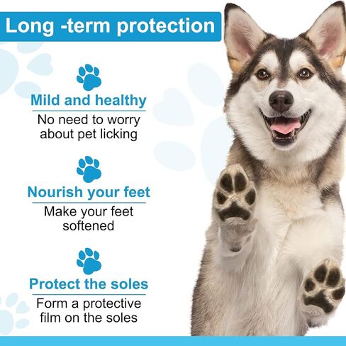 عصا بلسم مخالب الحيوانات الأليفة، 2.6 أونصة، كريم مخالب، بلسم مخالب الكلاب، عصا بلسم مخالب عضوية طبيعية للكلاب والقطط، مهدئ مخالب لحماية وشفاء وإصلاح وتغذية الكفوف الجافة والمتشققة للحيوانات الأليفة - آمنة لللعق in Kuwait