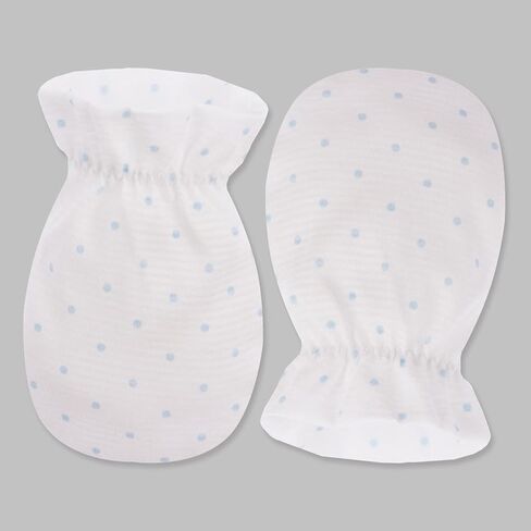 100% Certified Organic Cotton Baby No Scratch Mittens For Newborn to 0-6 Months in Saudi Arabia