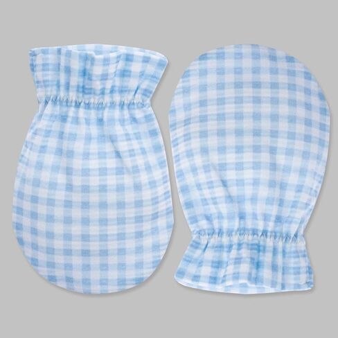 100% Certified Organic Cotton Baby No Scratch Mittens For Newborn to 0-6 Months in Saudi Arabia