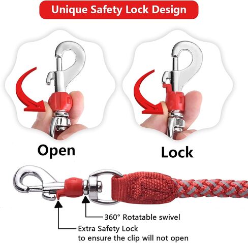 Dog Training Leash for Small to Medium Dogs, Rope Dog Leash, Chew Proof and Reflective Dog Lead Green in Saudi Arabia