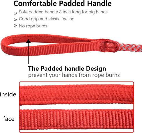 Dog Training Leash for Small to Medium Dogs, Rope Dog Leash, Chew Proof and Reflective Dog Lead Green in Saudi Arabia