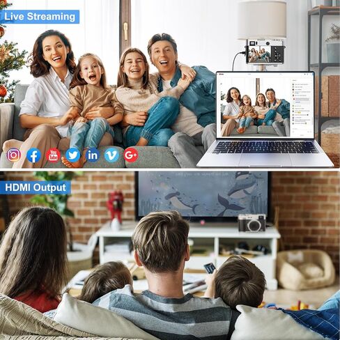 كاميرا رقمية بدقة 5K للتركيز التلقائي للتصوير الفوتوغرافي وكاميرا تسجيل فيديو بدقة 48 ميجابكسل لكاميرات التكبير والتصغير الرقمي على YouTube بمعدل 16X مع بطاقة SD وبطاريتين وعدسة الكاميرا وقرص الوضع in Kuwait