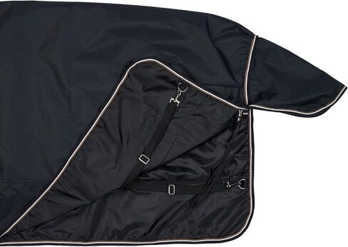 HORZE Pony Glasgow Light Weight Turnout Blanket 100g - Dark Blue - 49 in in Saudi Arabia