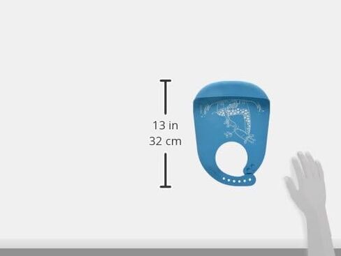 Modern Twist Bucket-Bib 100% Food-Grade Silicone, Waterproof and Reusable, Badger Family – Lavender in Saudi Arabia