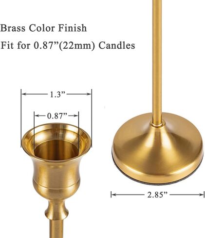 حامل شموع، حوامل شموع للشموع المدببة، حوامل الشموع، حوامل شموع دائرية ذهبية للشموع، حامل طويل لعصيّ الشمع، حامل شموع، تم ترقيتها حتى أطول وأثقل مجاناً in Kuwait
