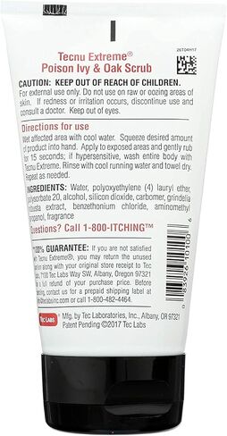 Tec Labs, Scrub Extreme Medicated Poison Ivy, 1 Count in Kuwait