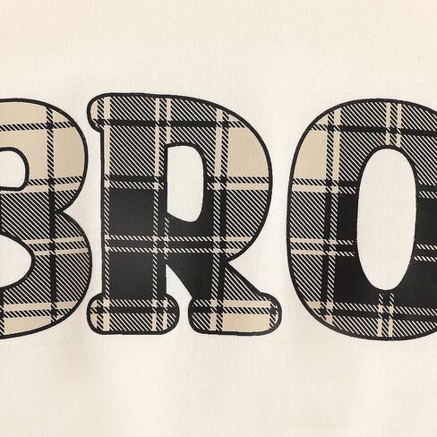 سويت شيرت للأطفال الصغار بأكمام طويلة وفتحة رقبة مستديرة وبلوزة للأطفال ملابس خريف وشتاء منقوشة in Kuwait