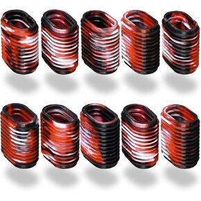 10 قطع من المطاط لبكرة الصيد مقبض غطاء غير قابل للانزلاق مقبض Baitcaster Knob Sleeve 5 أزواج في الحزمة 5 ألوان للصب أو الدوران بكرة in Kuwait