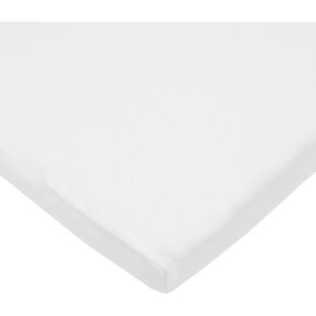 American Baby Company 15" x 33" Fitted Bassinet Sheet, Printed 100% Natural Cotton Jersey Knit, Grey Star and Moon, Soft Breathable, for Boys and Girls in Kuwait