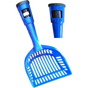 Pet Life ® Poopin-Scoopin Pet Pooper Scooper Waste Bags and Dog and Cat Litter Shovel - Features a Waste Bag Dispenser Built into The Handle in Kuwait