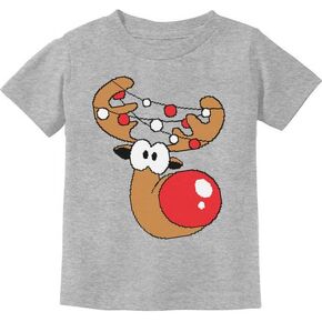 Reindeer Shirt Infant Toddler Kids Boys Girls Ugly Christmas Sweater Tshirt