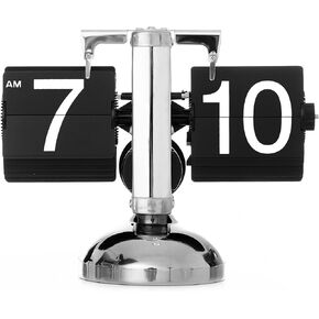 Flip Clock Vintage Desk Clock Retro Flip Down Clock,Flip Digital Clock,Mechanical Clock,Auto Flip Clock Table Clock,Battery Powered Internal Gear Operated Clock for Office Home Décor Flip Desk Clock in Saudi Arabia
