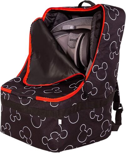 ديزني بيبي من جيه إل حقيبة ظهر تشايلدريس ألتيميت حقيبة سفر مبطنة فاخرة لمقعد السيارة - حقيبة فحص البوابة لمقاعد السيارة - تناسب جميع مقاعد السيارات وحاملات الأطفال والمقاعد الداعمة - رمادي in Kuwait