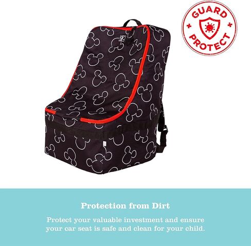 ديزني بيبي من جيه إل حقيبة ظهر تشايلدريس ألتيميت حقيبة سفر مبطنة فاخرة لمقعد السيارة - حقيبة فحص البوابة لمقاعد السيارة - تناسب جميع مقاعد السيارات وحاملات الأطفال والمقاعد الداعمة - رمادي in Kuwait