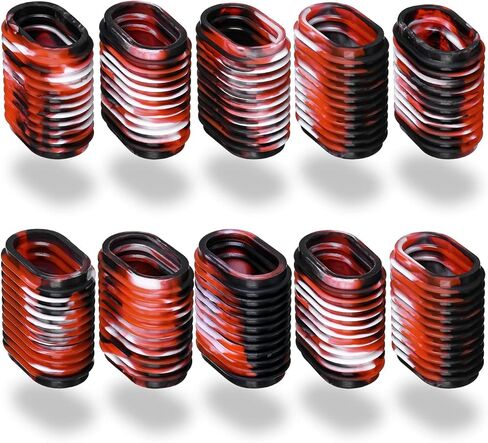 10 قطع من المطاط لبكرة الصيد مقبض غطاء غير قابل للانزلاق مقبض Baitcaster Knob Sleeve 5 أزواج في الحزمة 5 ألوان للصب أو الدوران بكرة in Kuwait