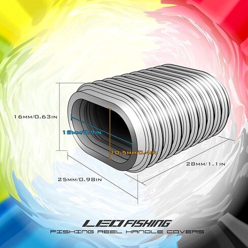 10 قطع من المطاط لبكرة الصيد مقبض غطاء غير قابل للانزلاق مقبض Baitcaster Knob Sleeve 5 أزواج في الحزمة 5 ألوان للصب أو الدوران بكرة in Kuwait
