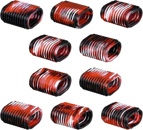 10 قطع من المطاط لبكرة الصيد مقبض غطاء غير قابل للانزلاق مقبض Baitcaster Knob Sleeve 5 أزواج في الحزمة 5 ألوان للصب أو الدوران بكرة in Kuwait