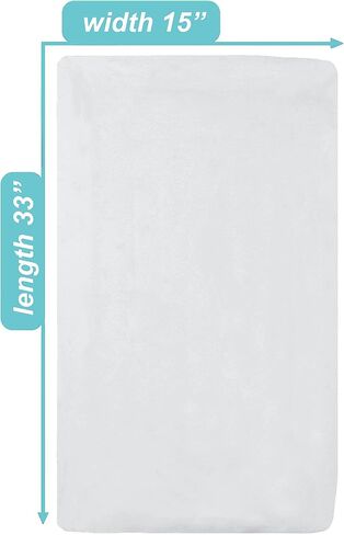 American Baby Company 15" x 33" Fitted Bassinet Sheet, Printed 100% Natural Cotton Jersey Knit, Grey Star and Moon, Soft Breathable, for Boys and Girls in Saudi Arabia