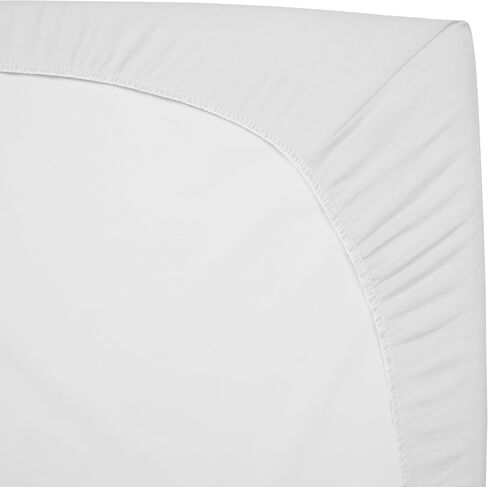 American Baby Company 15" x 33" Fitted Bassinet Sheet, Printed 100% Natural Cotton Jersey Knit, Grey Star and Moon, Soft Breathable, for Boys and Girls in Saudi Arabia