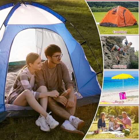 20PCS Aluminum Alloy Rope Tensioner Tent Guyline Cord Adjuster Dual Holes Wind Rope Tent Buckle Ultralight Tent Stakes Guy Lines Tensioner for Camping Hiking in Saudi Arabia